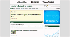 Desktop Screenshot of mycarrollcountynews.com