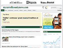 Tablet Screenshot of mycarrollcountynews.com